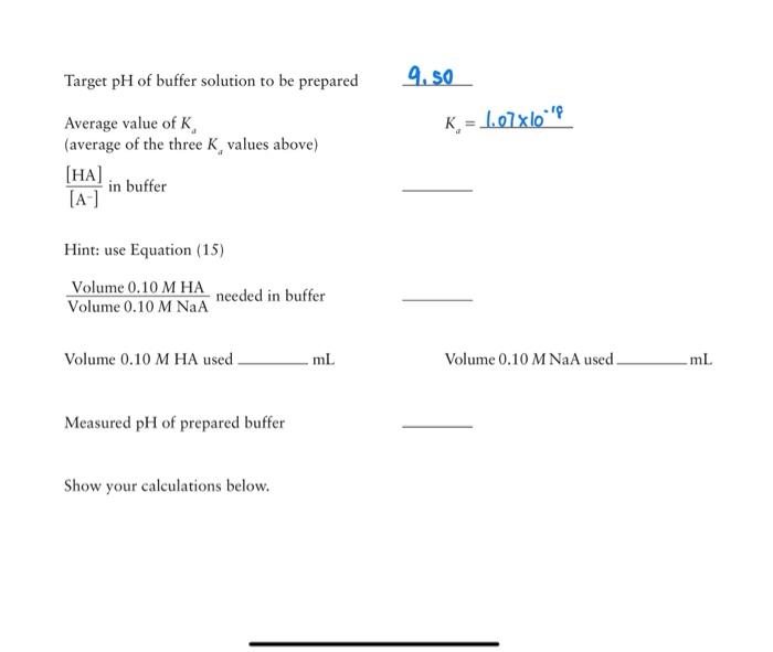 Solved PART C Properties Of Buffers Buffer System Selected Chegg