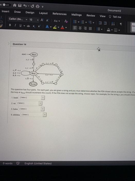 Solved OFF Bs 5 Insert Draw Document2 Design Layout Chegg