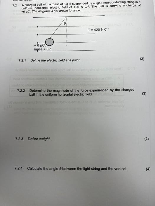 Solved Electrostatics Newtons Law Of Universal Gravitation Chegg