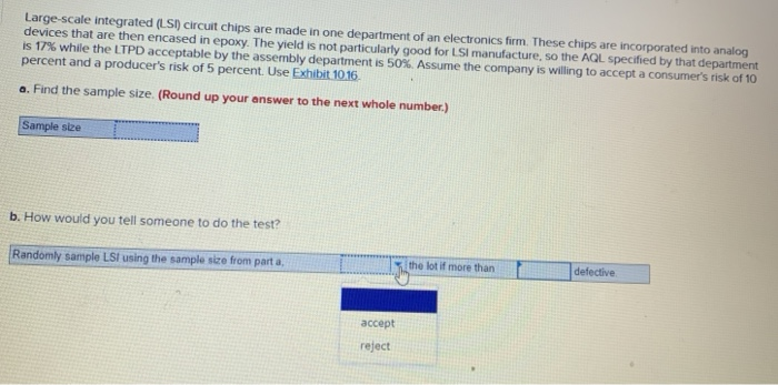 Solved Large Scale Integrated LSI Circuit Chips Are Made Chegg