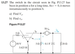 The Switch In The Circuit Seen In Fig P Chegg