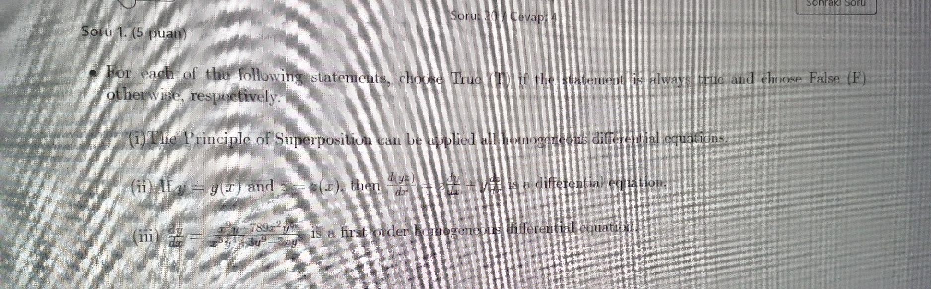 Solved Berilak Bioru Soru 20 Cevap 4 Soru 1 5 Puan Chegg