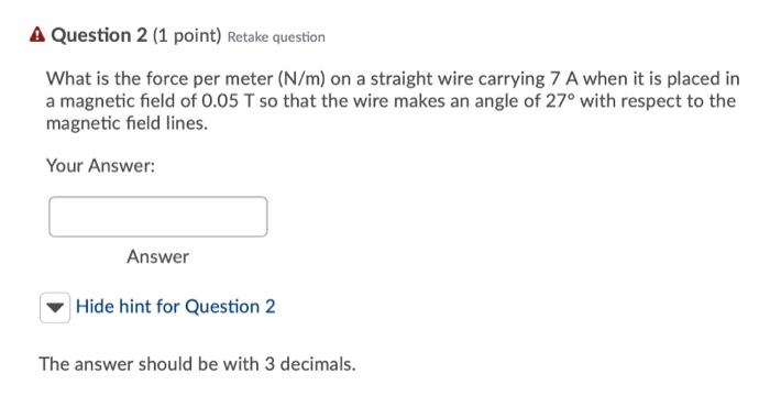 Solved A Question Point Retake Question What Is The Chegg