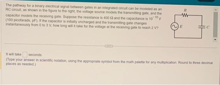 Solved The Pathway For A Binary Electrical Signal Befween Chegg