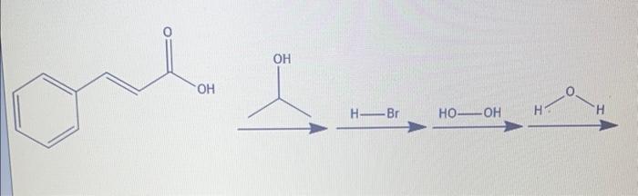 Solved Green Bromination Of Trans Cinnamic Acid Can Anyone Chegg