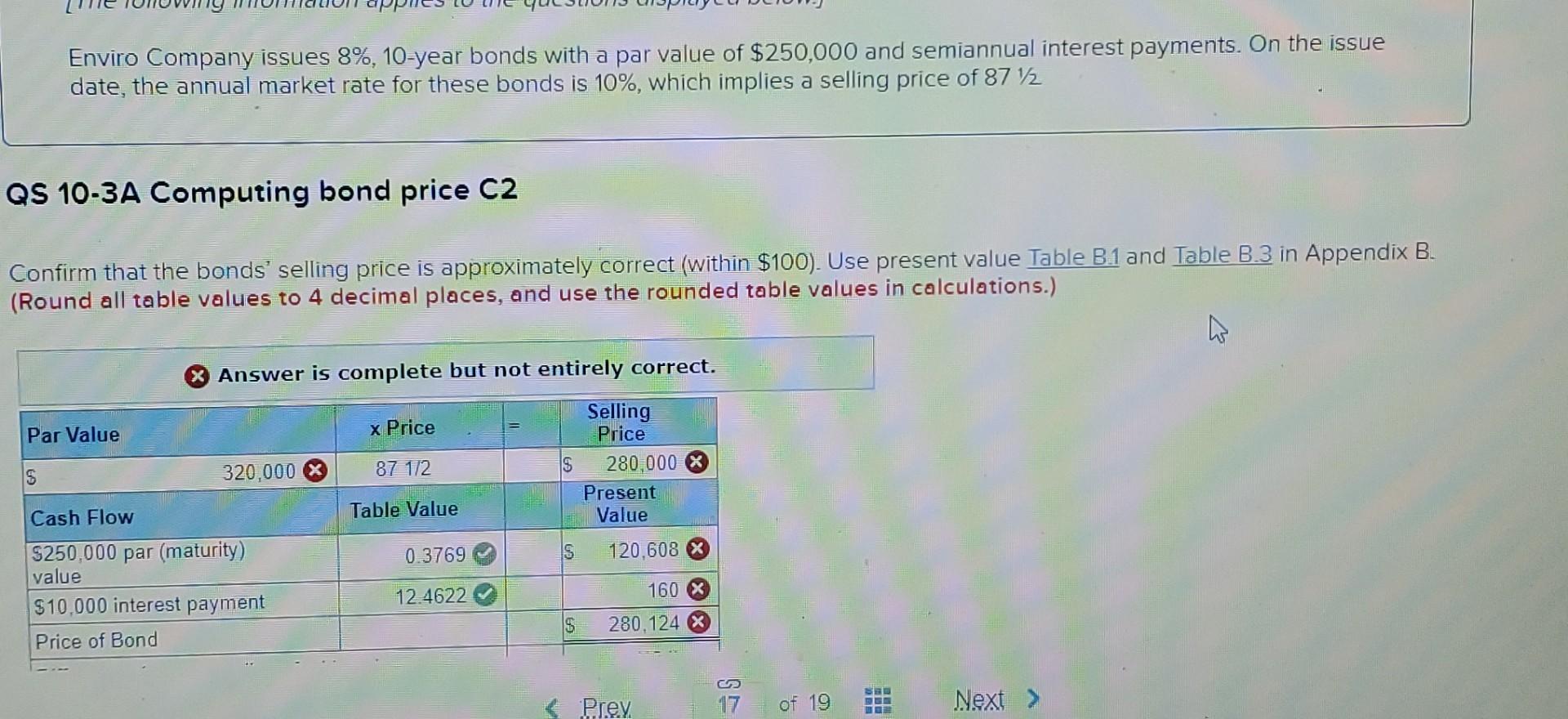 Solved Enviro Company Issues Year Bonds With A Par Chegg