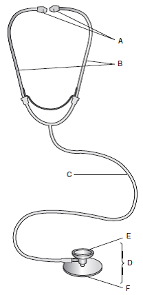 Diagram And Bell Of Stethoscope