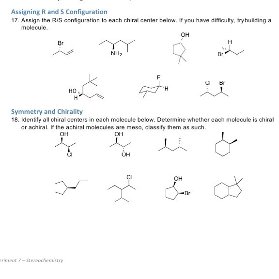 Solved Assigning R And S Configuration 17 Assign The RIS Chegg