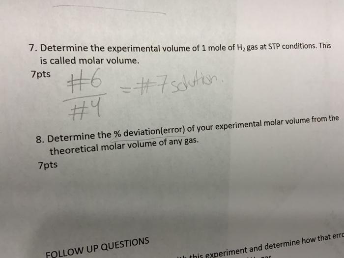 Solved Room Water Temperature Mass Of Mg Volume Of Chegg