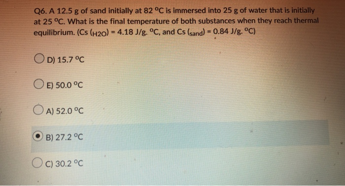 Solved Q2 A Sample Of Copper Absorbs 43 6 KJ Of Heat Chegg