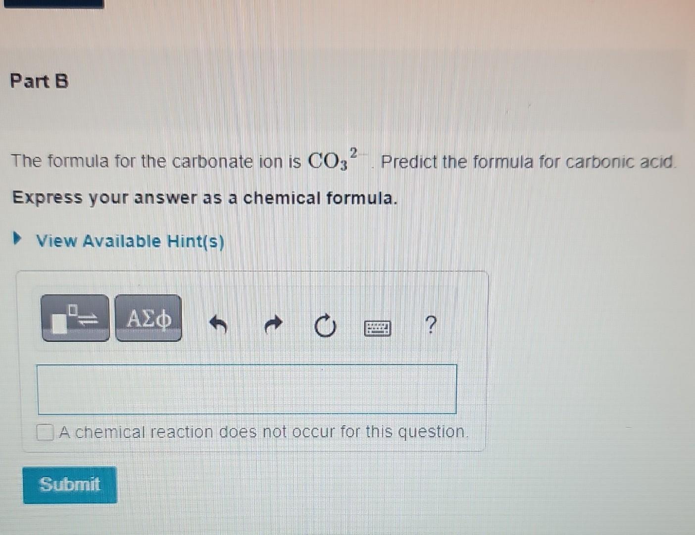 Solved What Is The Chemical Formula For The Base Iron Iii Chegg