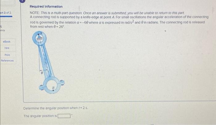 Solved Required Information NOTE This Is A Multi Part Chegg