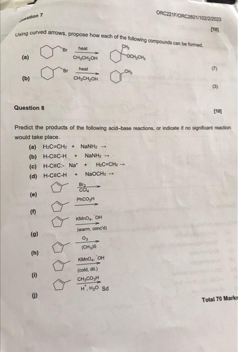 Solved Show How You Would Synthesize The Following Compound Chegg