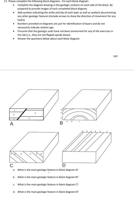 Block Diagrams Used To Portray Geologic Structures Contain S