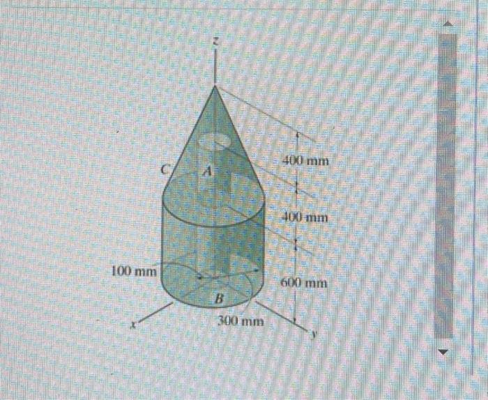 Solved Locate the center of mass zˉ of the assembly The Chegg