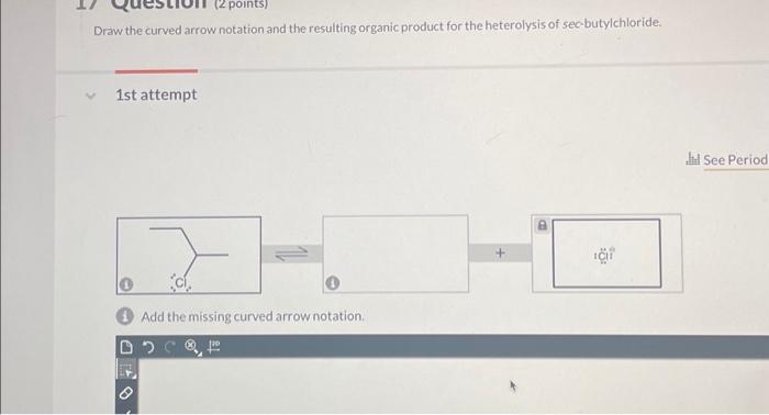 Solved Points Draw The Curved Arrow Notation And The