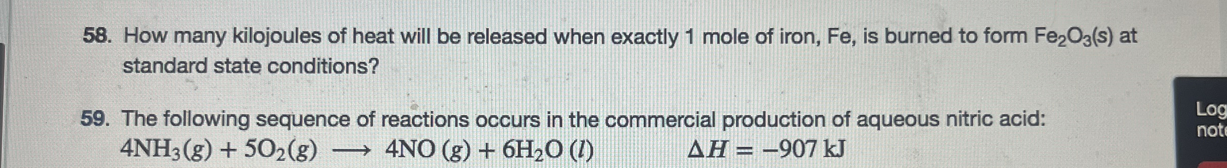 Solved How Many Kilojoules Of Heat Will Be Released When Chegg