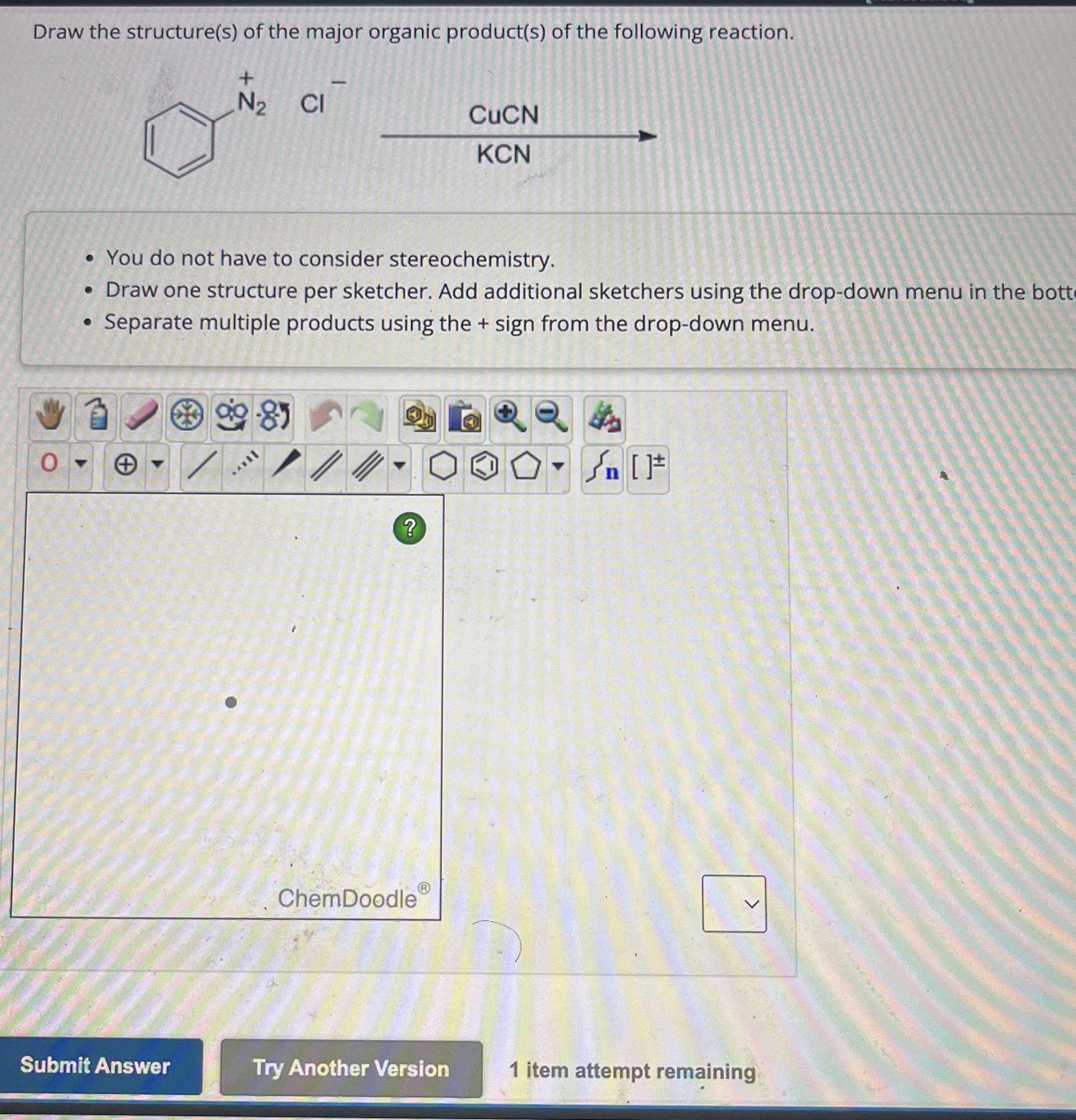 Solved Draw The Structure S Of The Major Organic Chegg