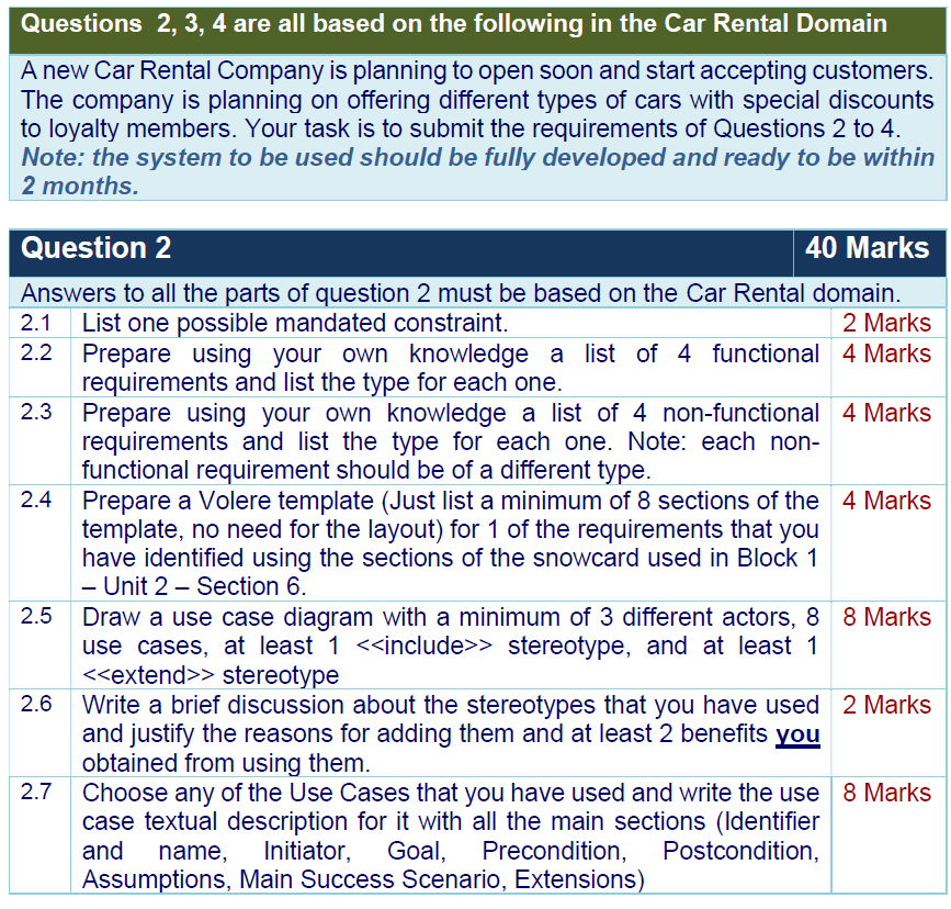 Solved Questions 2 3 4 Are All Based On The Following In Chegg