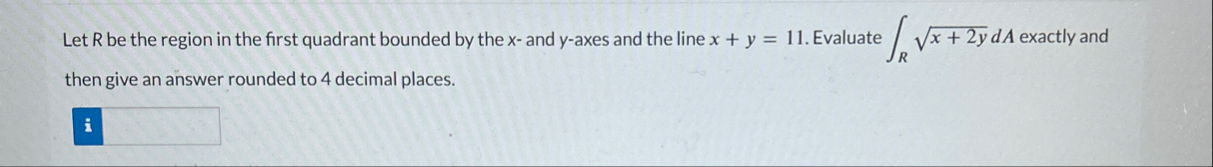 Solved Let R Be The Region In The First Quadrant Bounded By Chegg