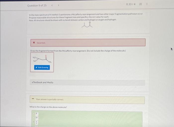 Solved Lo The Mass Spectrum Of 4 Methy 2 Pentanone A Chegg