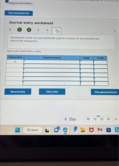 Solved Journal Entry Worksheet Bought Two Used Delivery Chegg