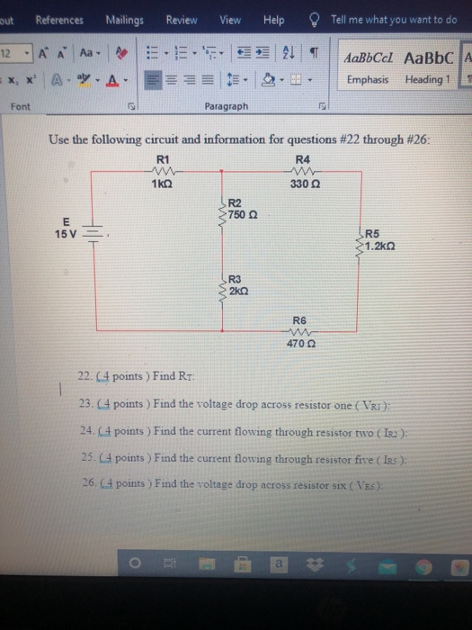 Solved Out References Mailings Review View Help Tell Me What Chegg