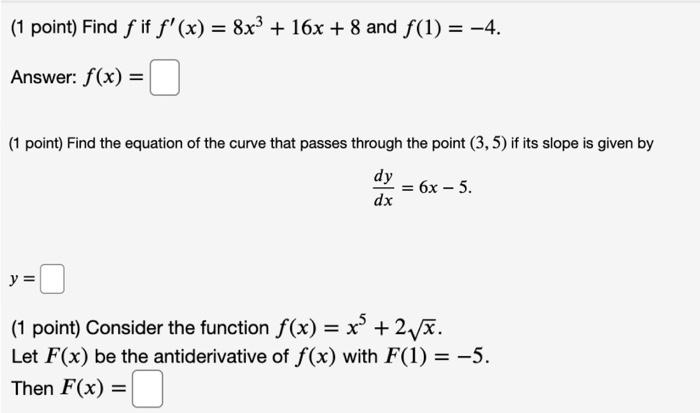 Solved Point Find F If F X X X And F Chegg