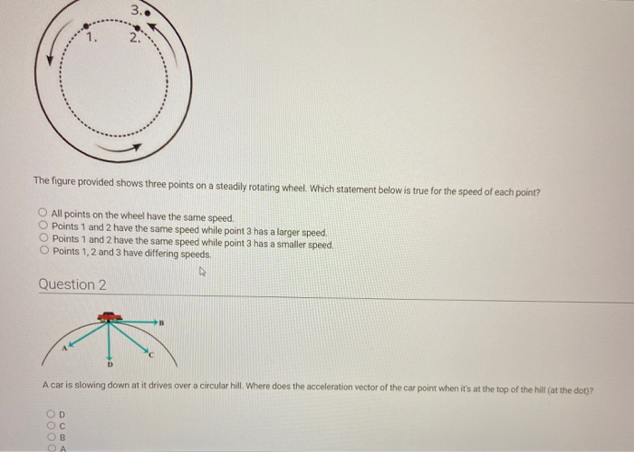 Solved 3 1 2 The Figure Provided Shows Three Points On A Chegg