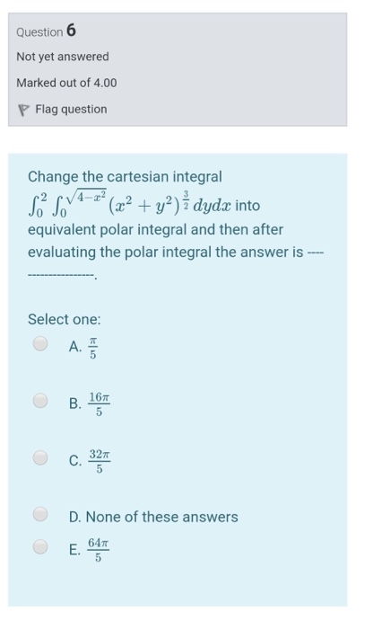 Solved Question Not Yet Answered Marked Out Of P Flag Chegg