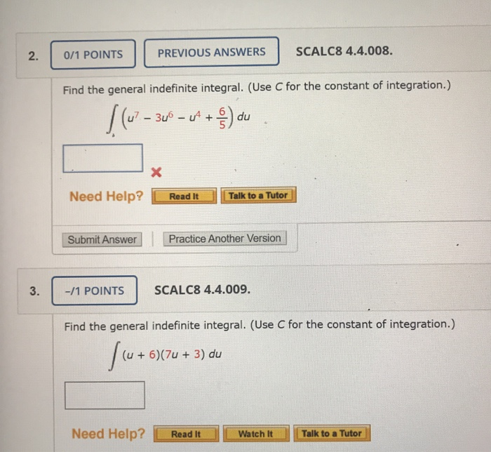 Solved Points Previous Answers Scalc Find The Chegg