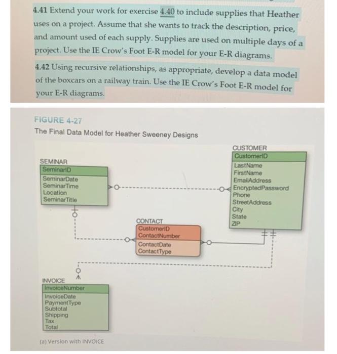 Solved Extend Your Work For Exercise To Include Chegg