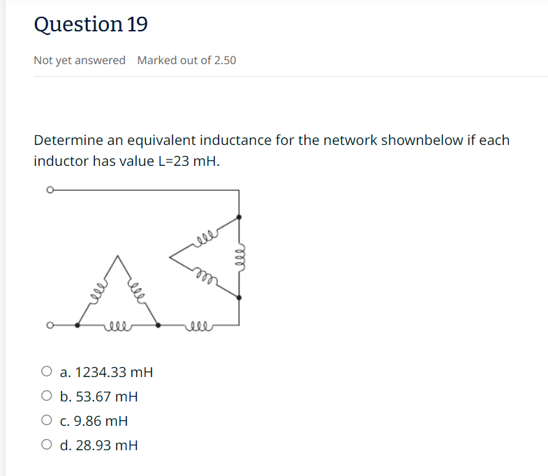 Solved Determine An Equivalent Inductance For The Network Chegg