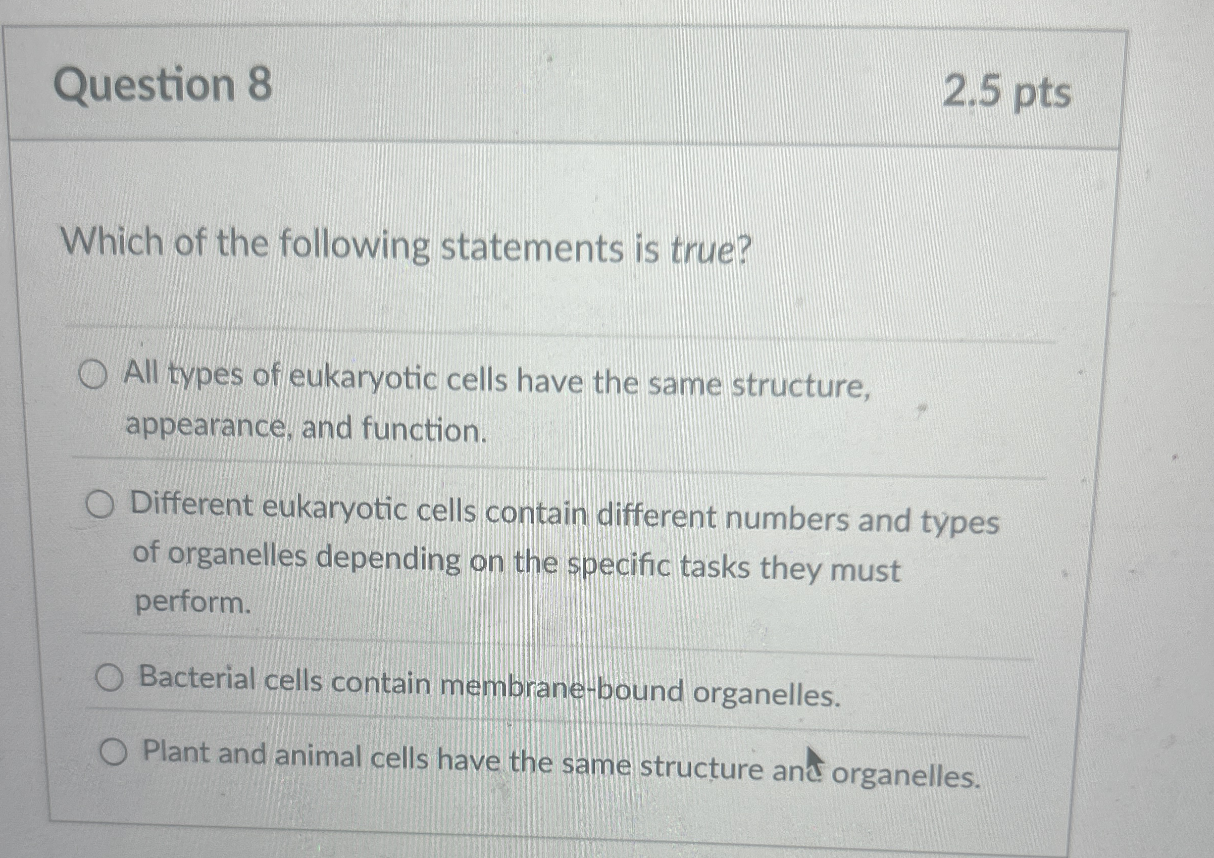 Solved Question Ptswhich Of The Following Statements Chegg