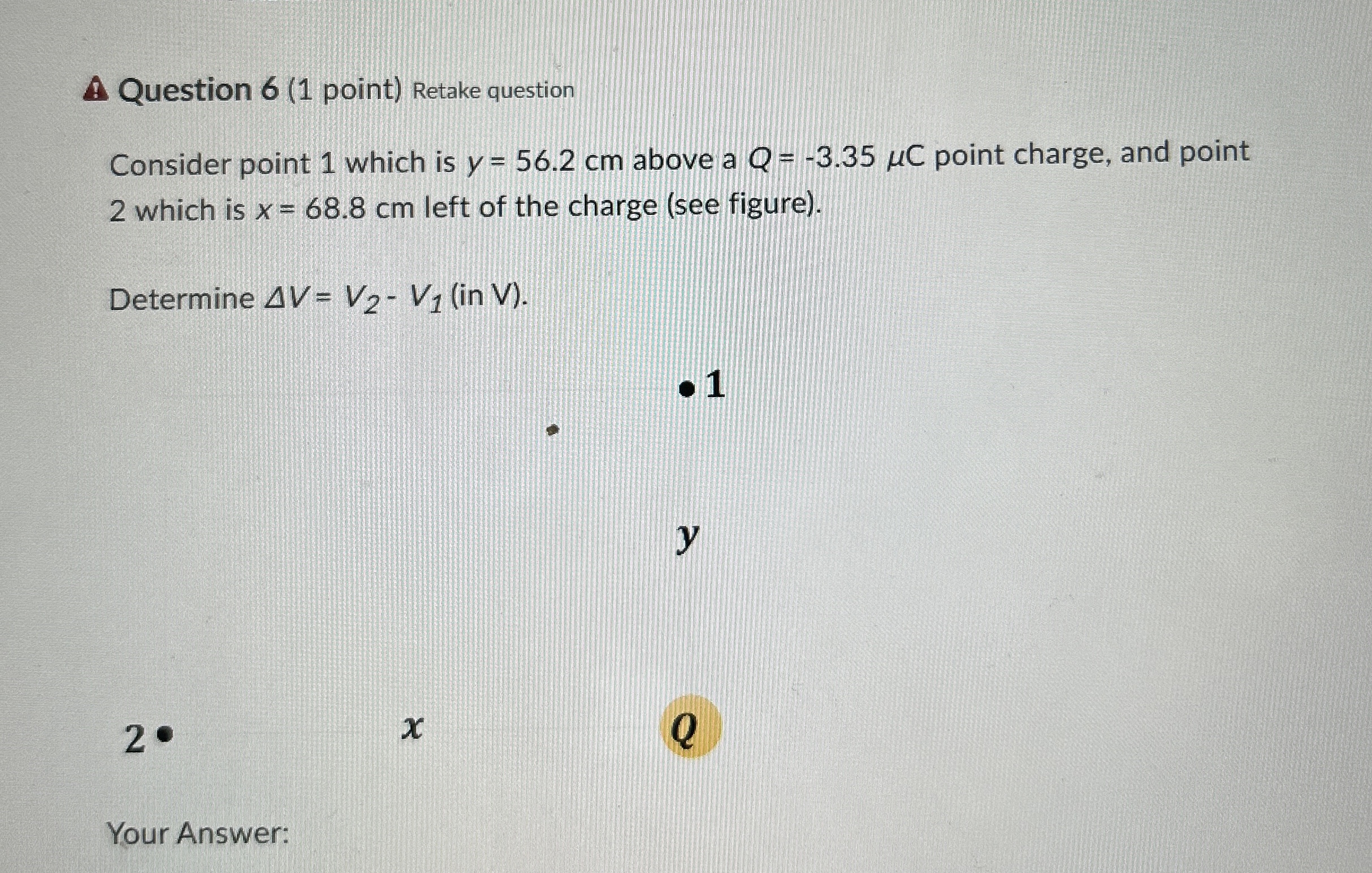 Question Point Retake Questionconsider Point Chegg