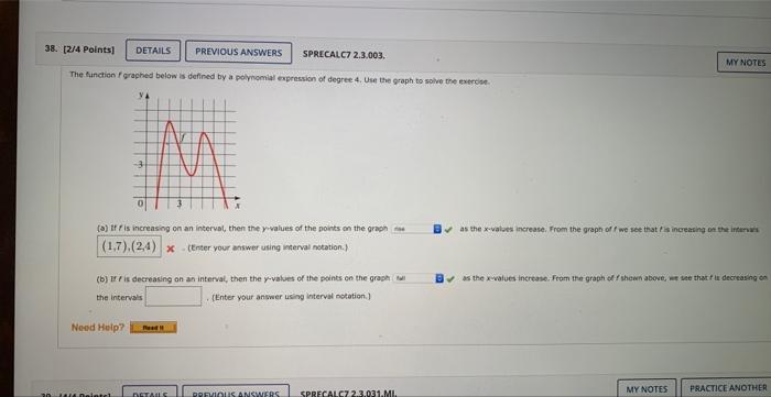 Solved The Function F Graphed Below Is Defined By A Chegg