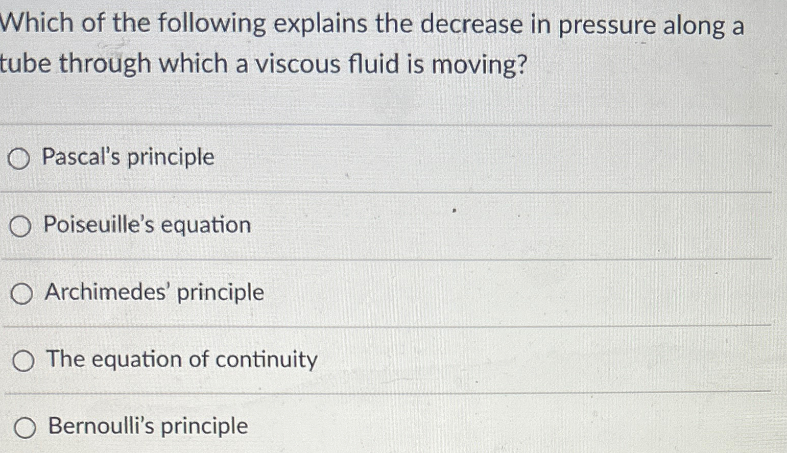 Solved Which Of The Following Explains The Decrease In Chegg