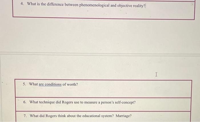 Solved 4 What Is The Difference Between Phenomenological Chegg