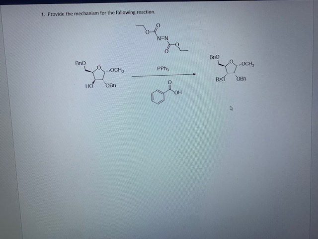 Solved Provide The Mechanism For The Following Reaction Chegg