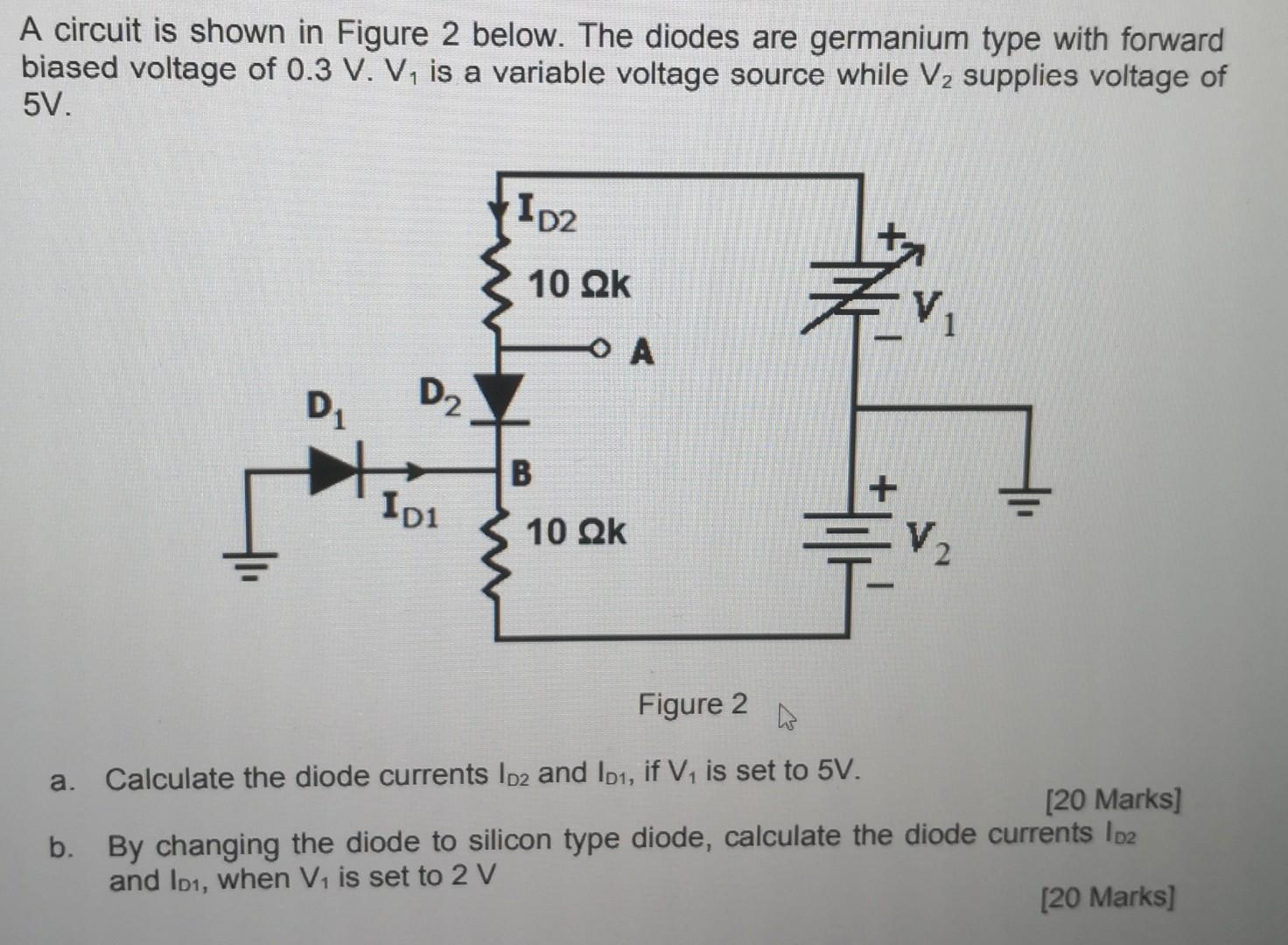 Solved A Sketch The I V Characteristics Of An Ideal Diode Chegg