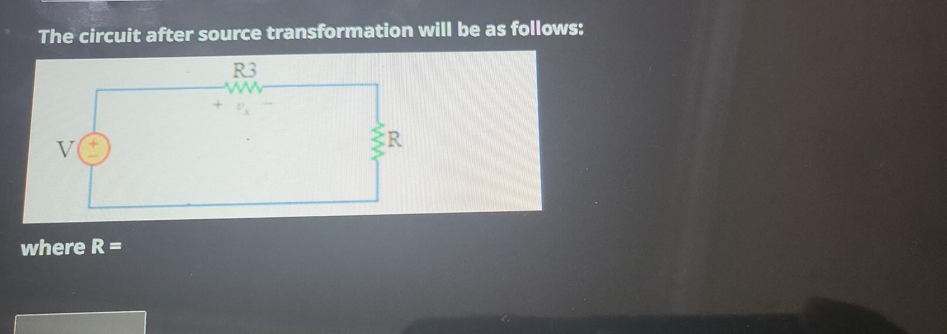 Solved Source Transformation To Find Vx In Volt The Circuit Chegg