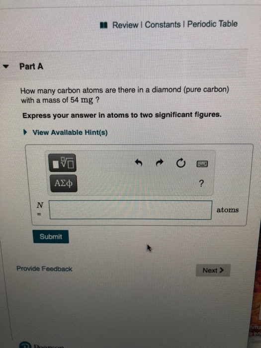 Solved Review Constants Periodic Table Part A How Many Chegg