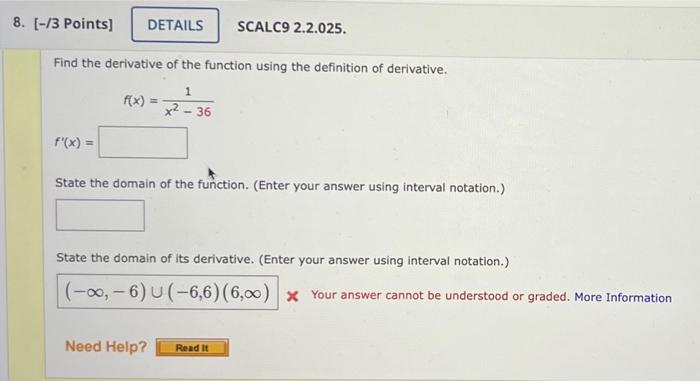 Solved Find The Derivative Of The Function Using The Chegg