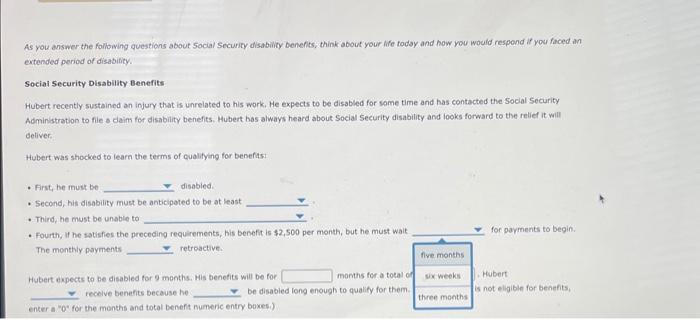 Introduction To Disability Income Insurance And Chegg