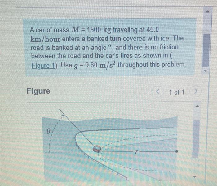 Solved A Car Of Mass M 1500 Kg Traveling At 45 0 Km Hour Chegg