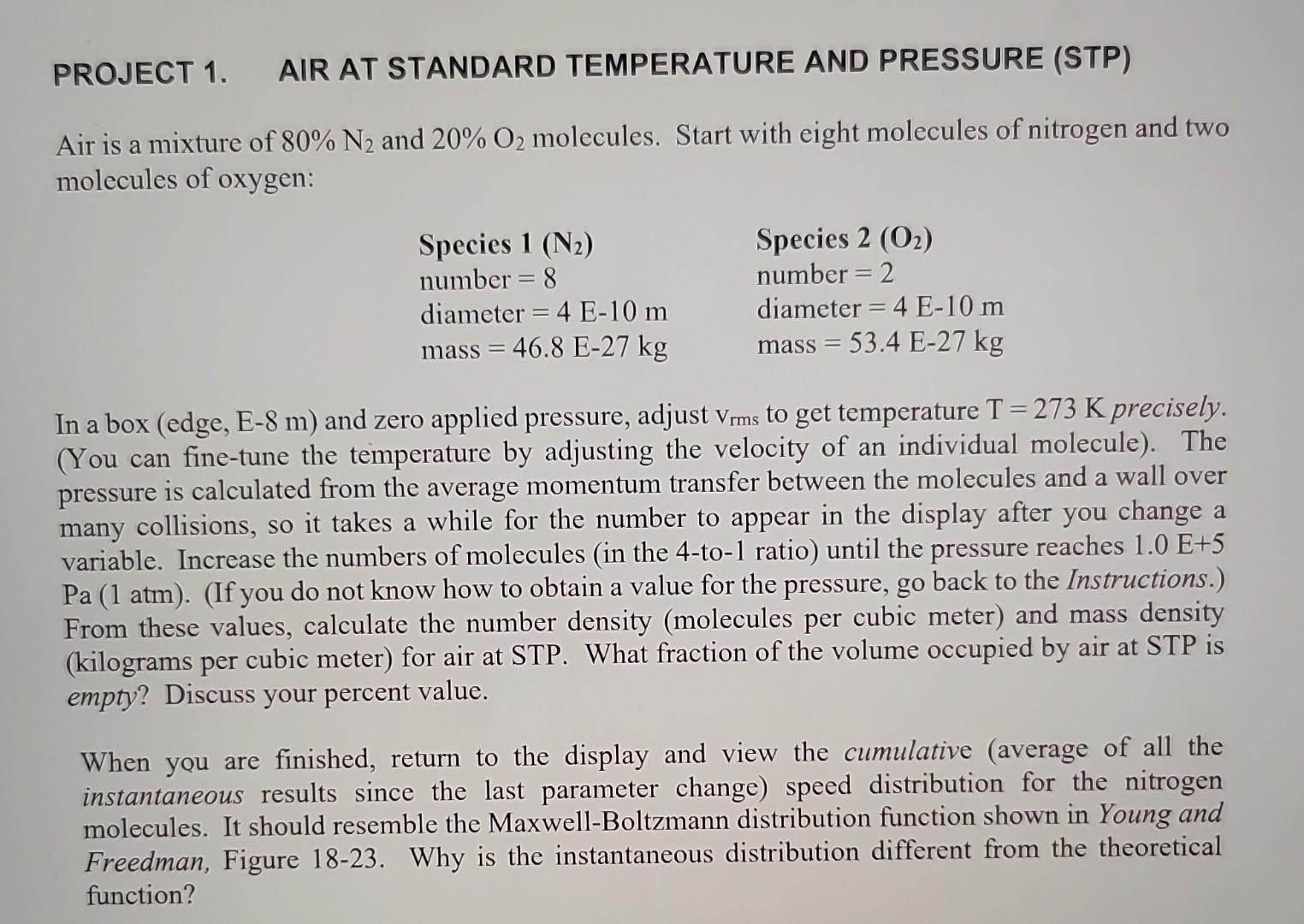 Solved What Is The Volume Occupied By Air At STP Is Empty Chegg