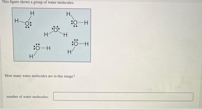 Solved This Figure Shows A Group Of Water Molecules H H H Chegg