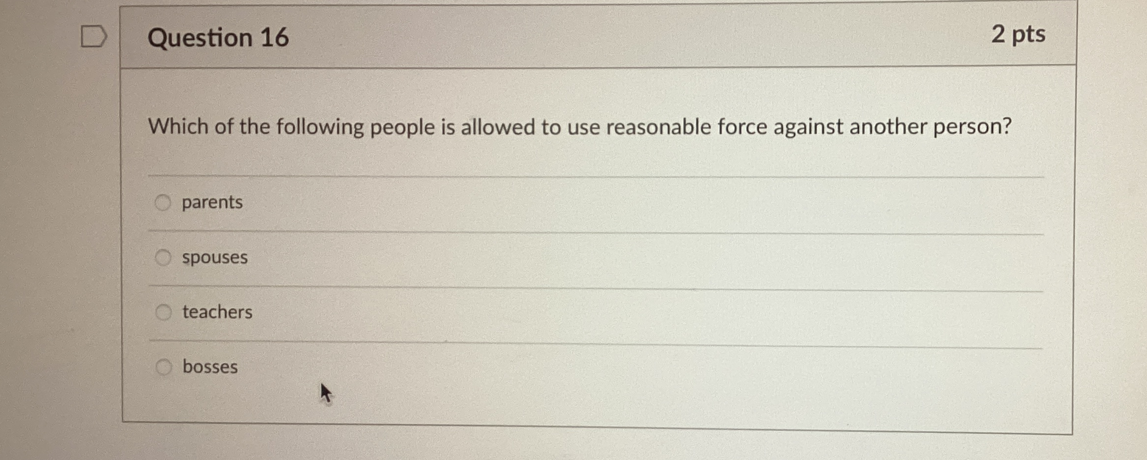 Solved Question 162 PtsWhich Of The Following People Is Chegg