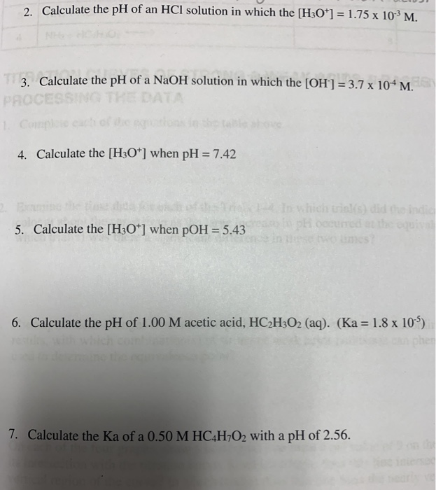 SOLVED QUESTION 15 MARKS Calculate The Concentration Of