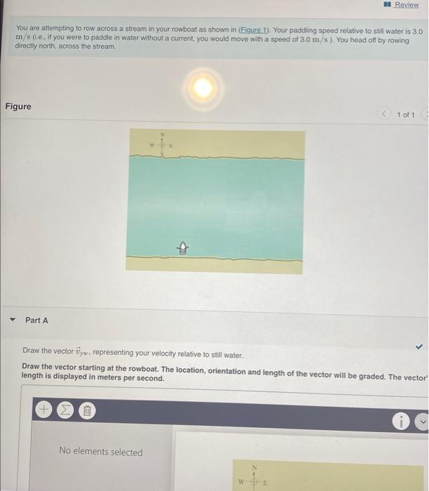 Solved You Are Attempting To Row Across A Stream In Your Chegg